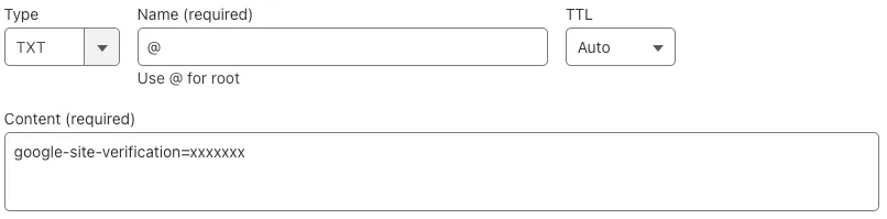 Google-site-verification CloudFlare